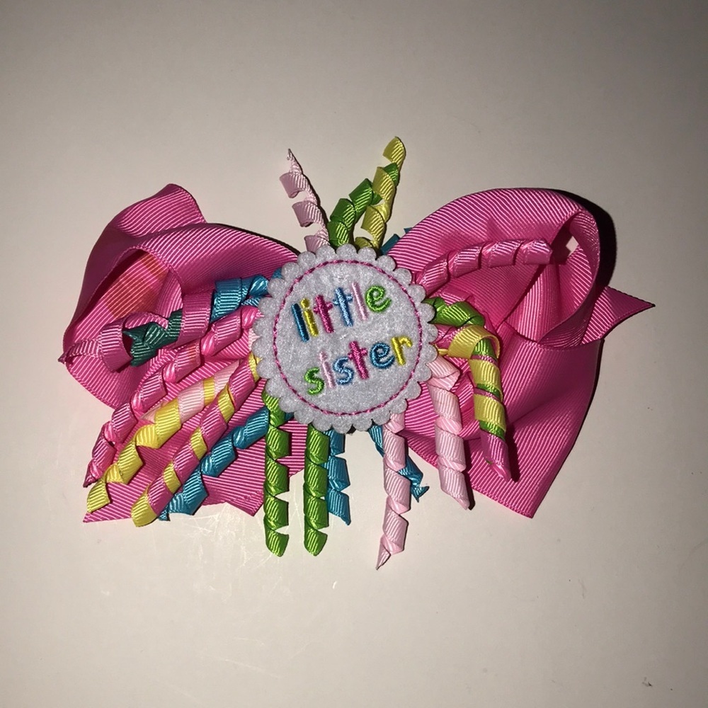 Girl’s “Little Sister” Hairbow